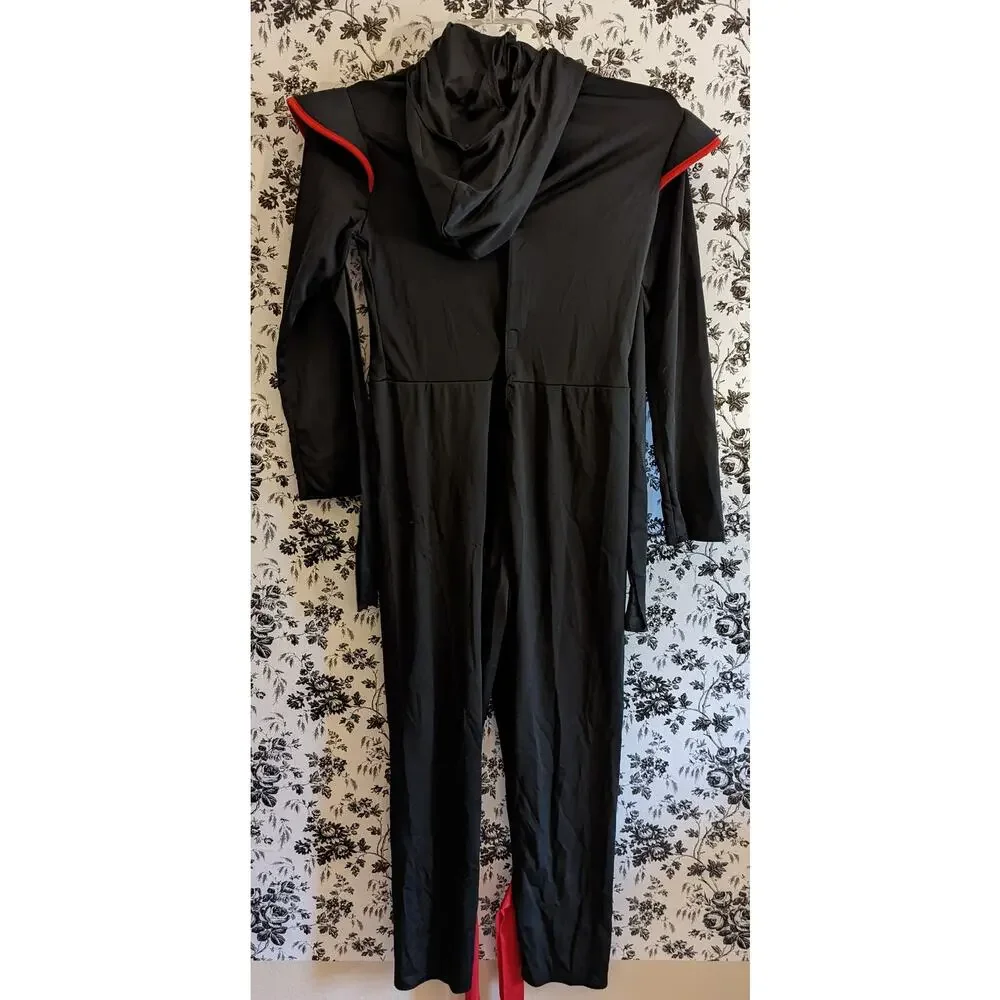 Spirit Halloween Stealth Ninja Costume w/matching Toy Dress Up Play XL 12/14 - Picture 7 of 12